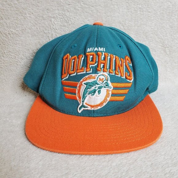 AJD | Accessories | Vintage 9s Miami Dolphins Hat Snapback Cap Ajd